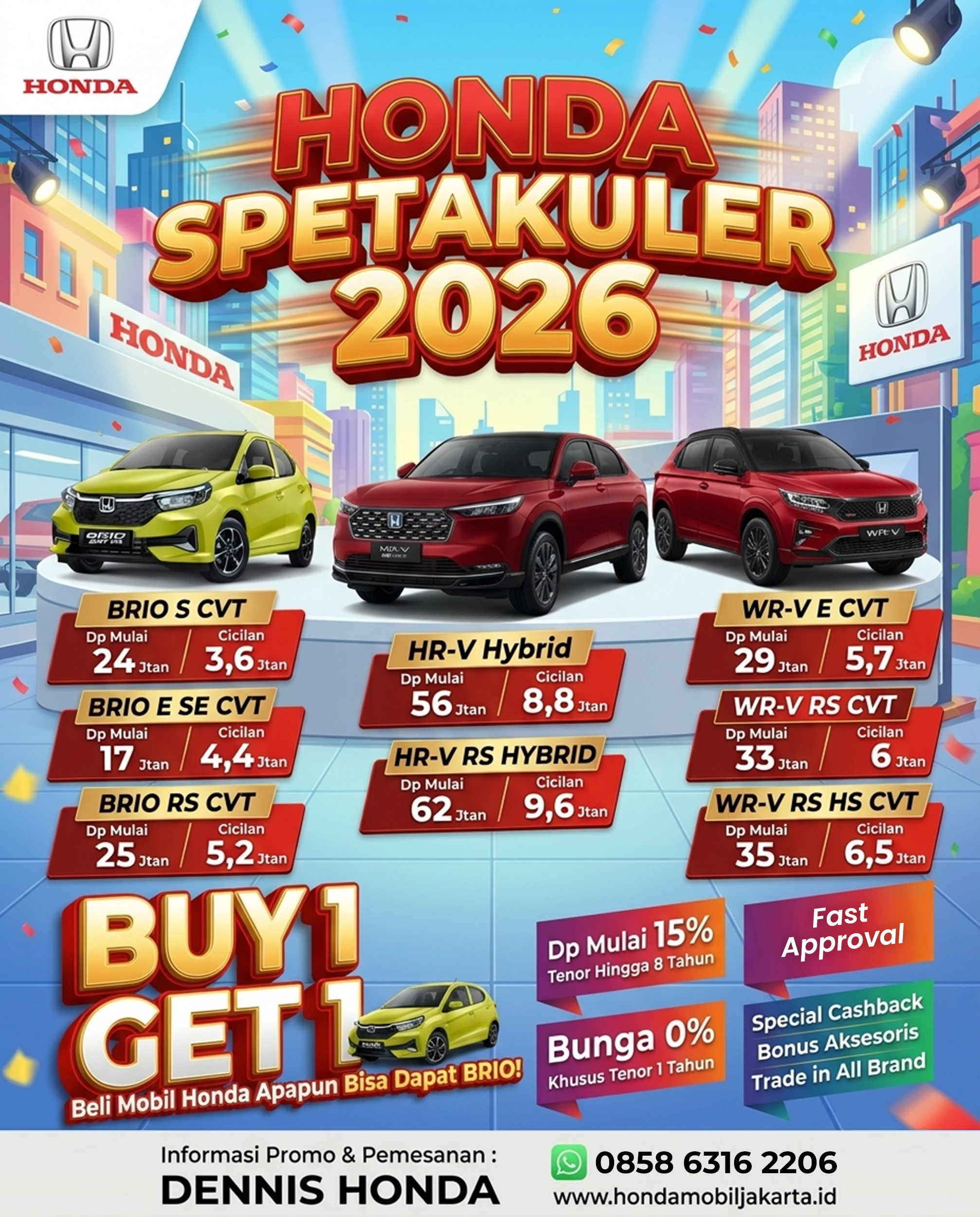 Honda Mobil Jakarta | Dealer Mobil Honda Autoland Kelapa Gading